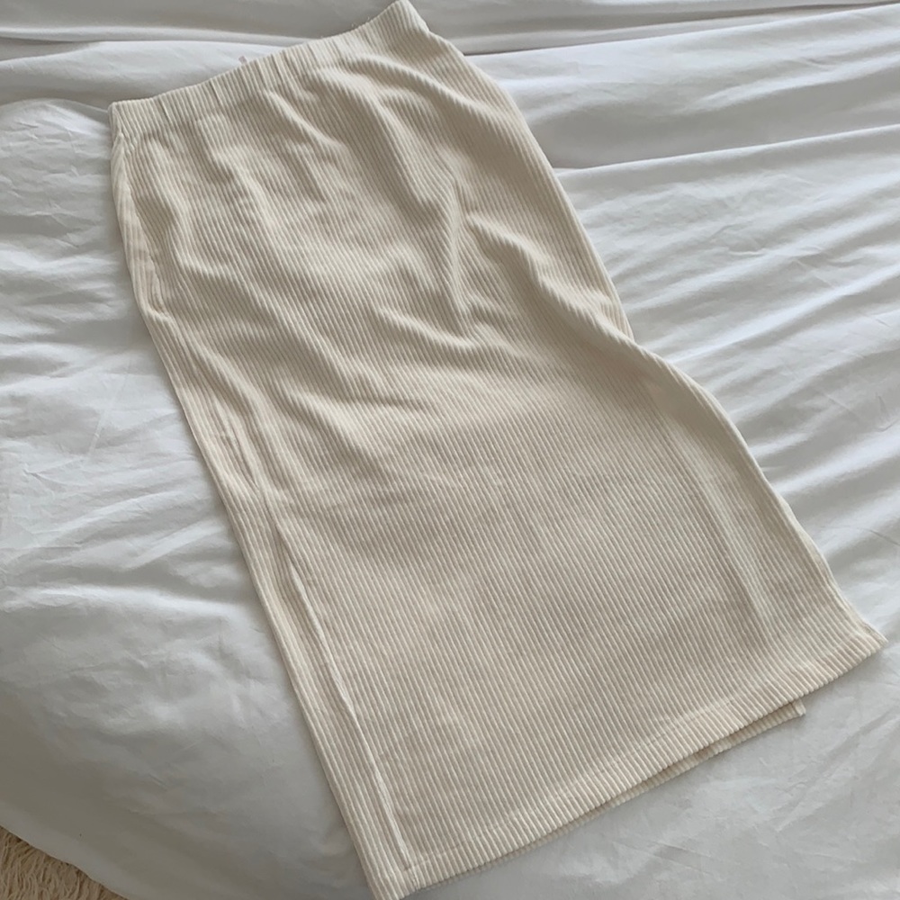 Free people velvet midi pencil skirt - Picture 1 of 2